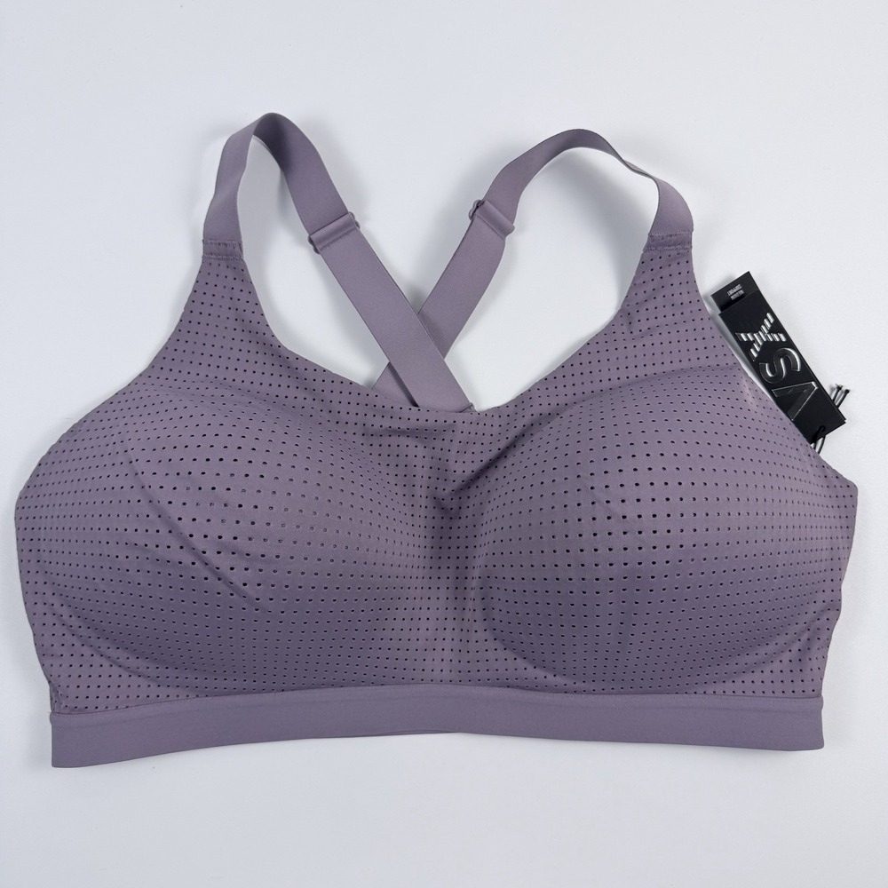 Victoria's Secret VSX Lightweight Mesh Wireless Sports Bra Lilac 34DD NWT
